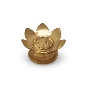 Agarbathi Stand - 1.5 x 3 Inches | Brass Agarbatti Stand/ Lotus Design Incense Sticks Holder for Pooja