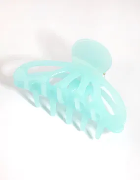 Aqua Round Acrylic Cut Out Claw