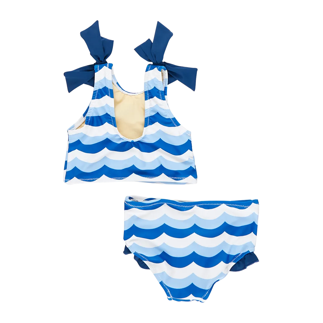 Baby Girls Shelly Tankini - Ocean Waves