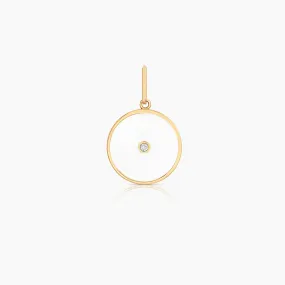 Balia White Enamel Charm