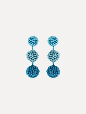 Beaded Sphere Earrings