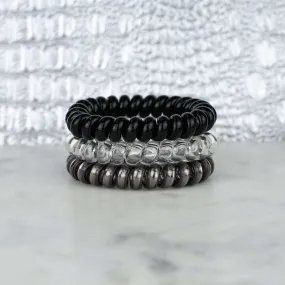 Black Diamond Stretch Hair Ties - FINAL SALE