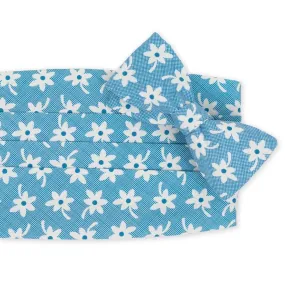 Blossom: Carolina Cotton Cummerbund Set - Blue