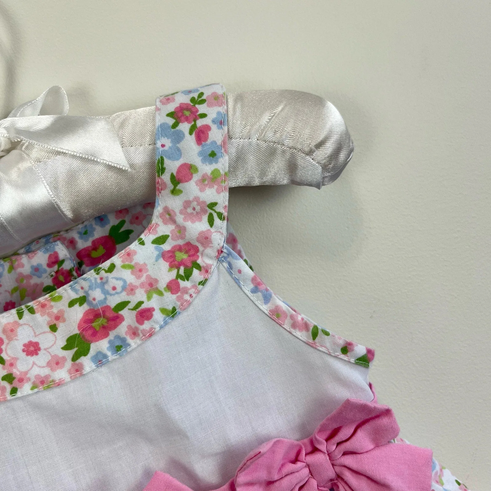 Bon Bebe Floral Bow Dress 3-6 Months