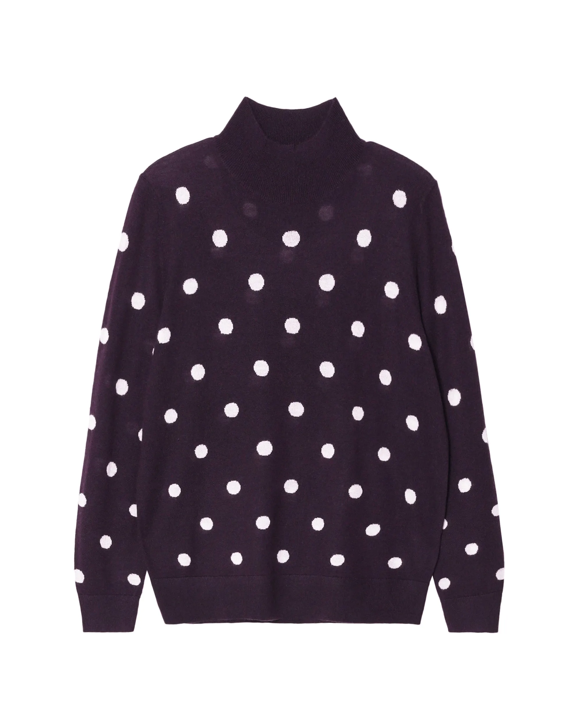 Cashmere Dot Long Sleeve Top