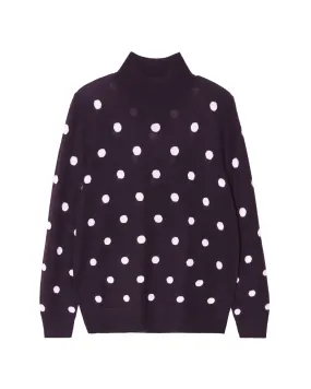 Cashmere Dot Long Sleeve Top