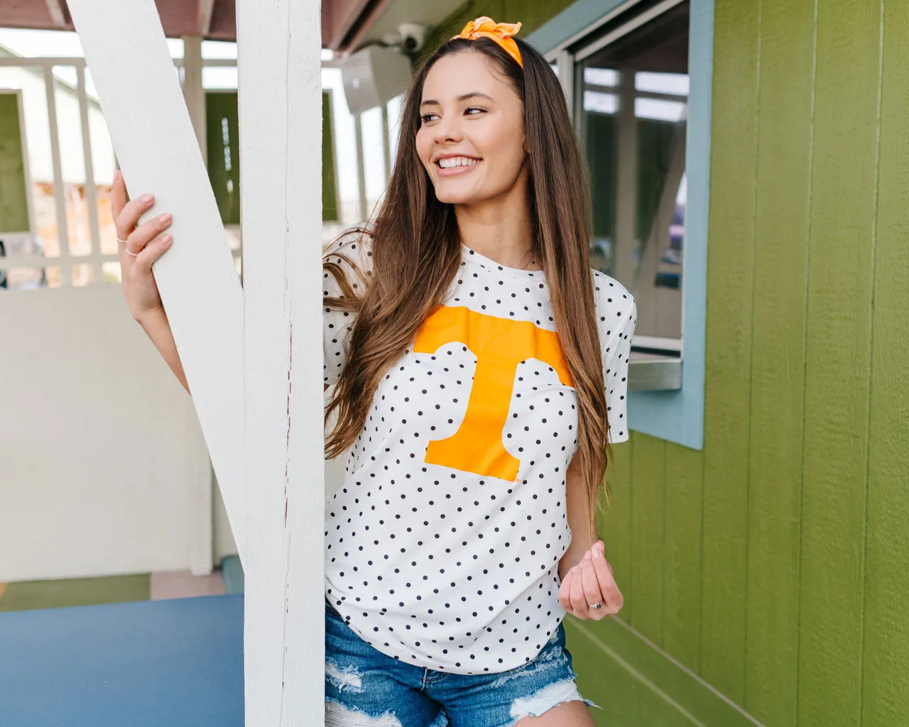 Clemson Halftime Polka Dot Tee