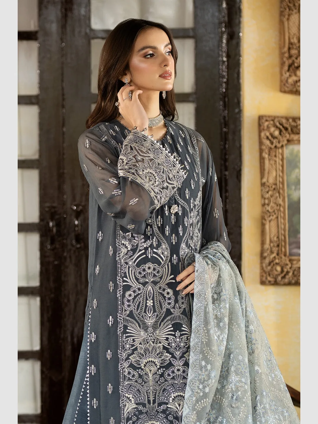 Deluxe Embroidered Chiffon