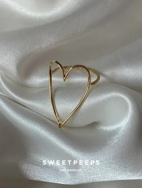 Heart Outline Ring (Outline)