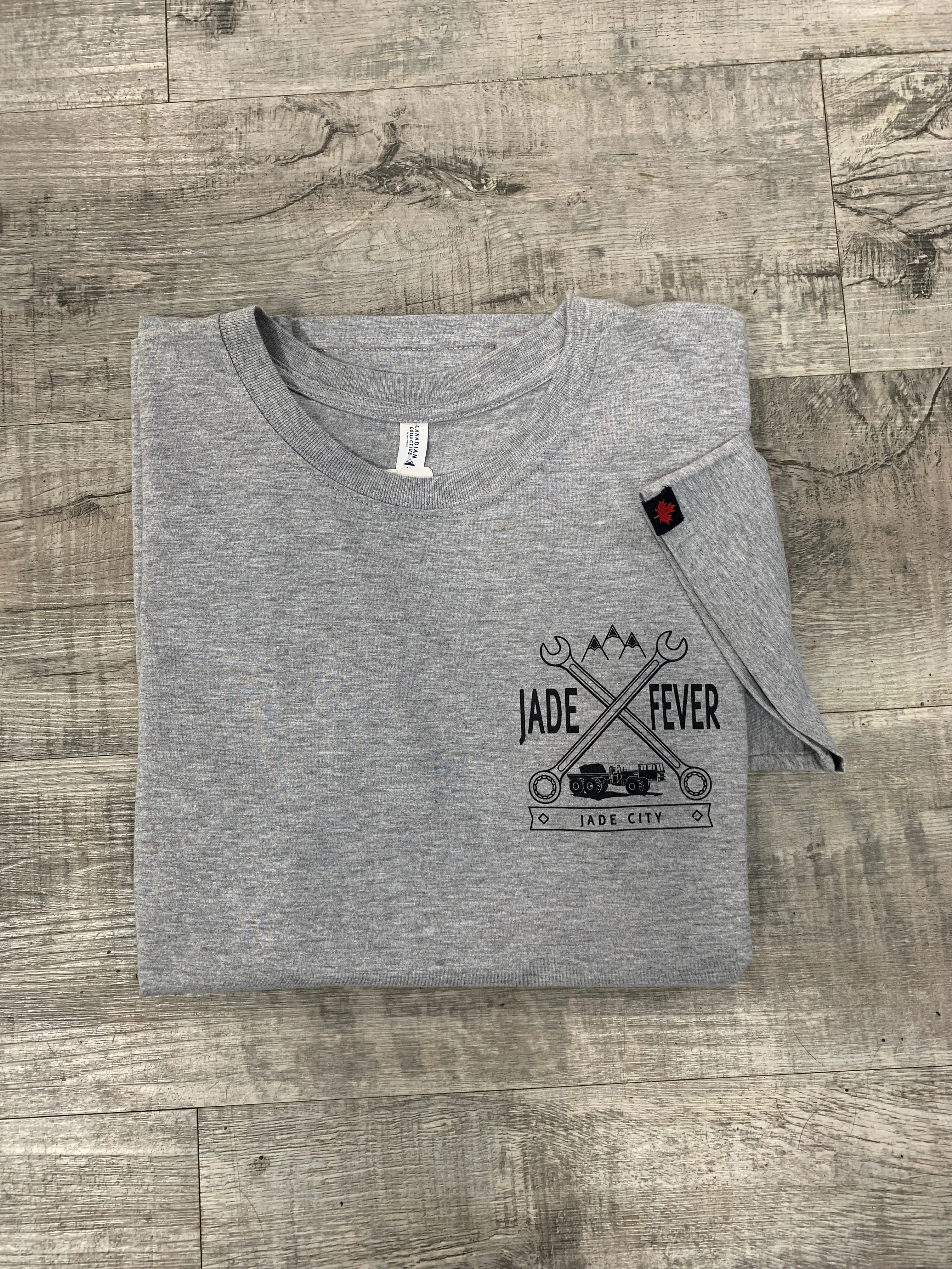 Jade Fever Wrench T-Shirt with Jade City Delta on back