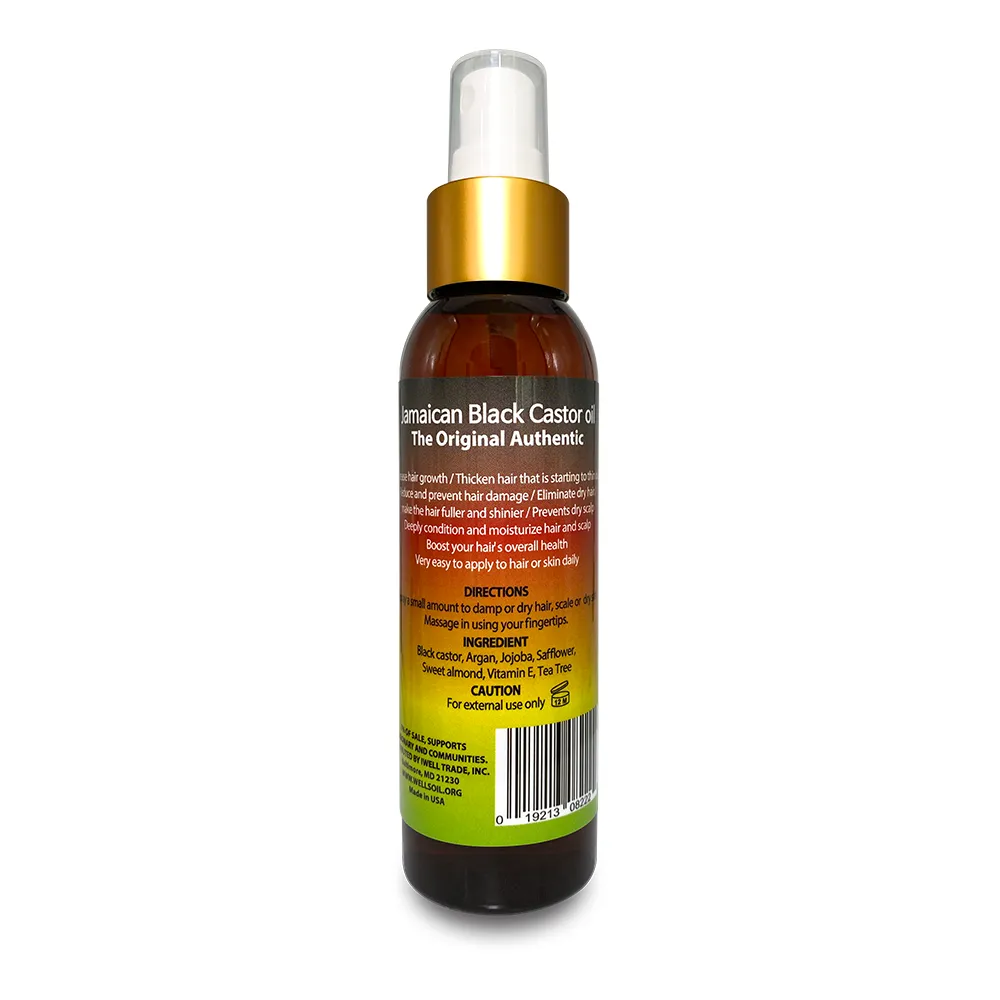 Jamaican Black Castor Oil Tea Tree Spray 4oz