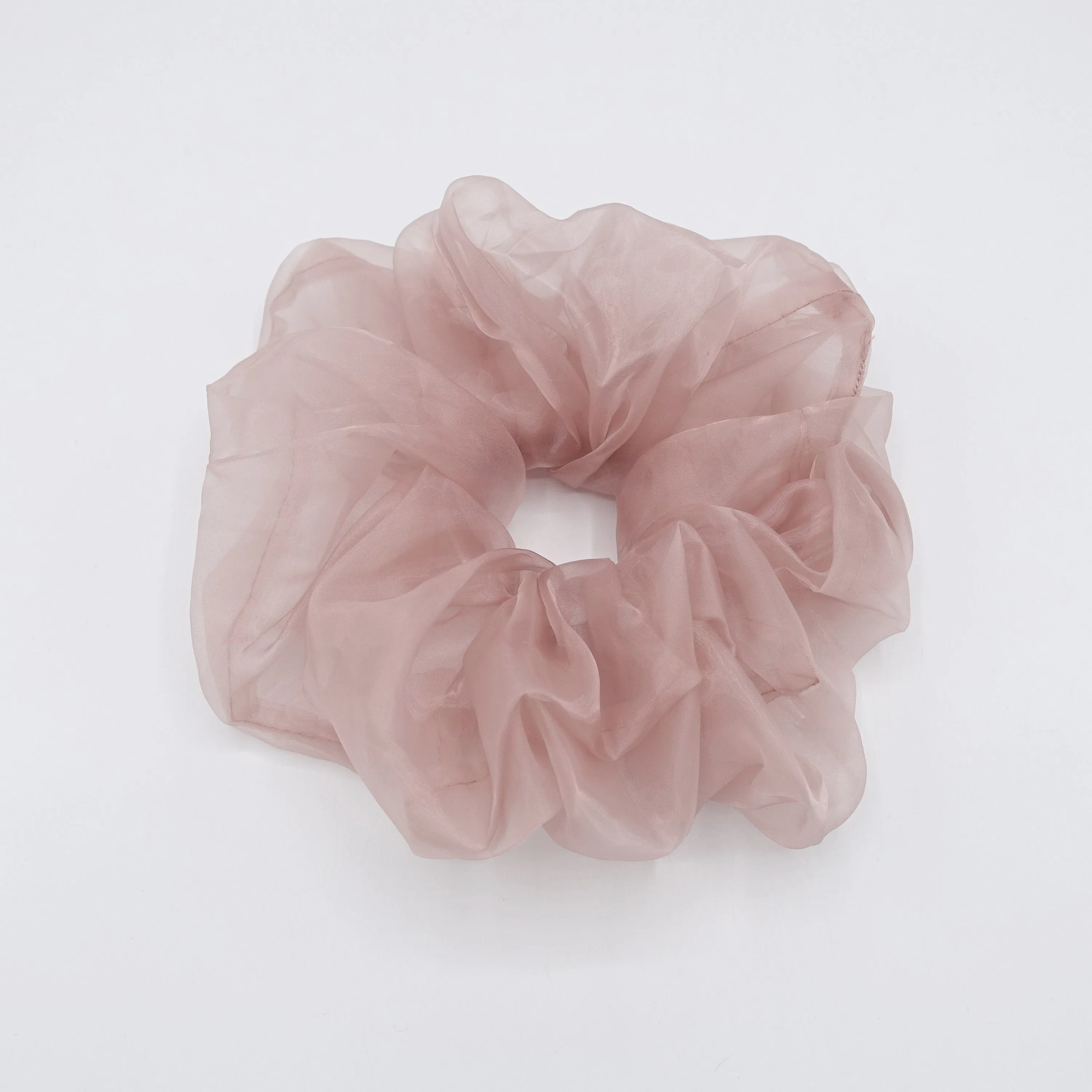 pastel organza scrunchies oversized hair ties for women