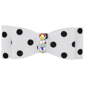 Polka Dot Plain Hair Bow