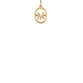 "M" Chloe Initial - Gold