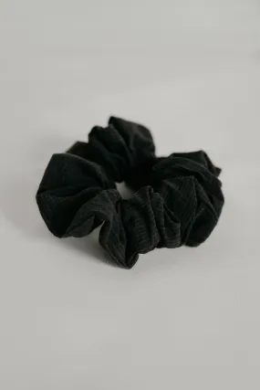 Regular Scrunchie, Organic Japanese Cotton, Navy Check