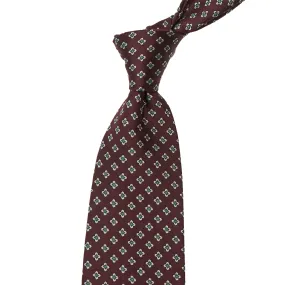 Sovereign Grade Burgundy Jacquard Floral Tie