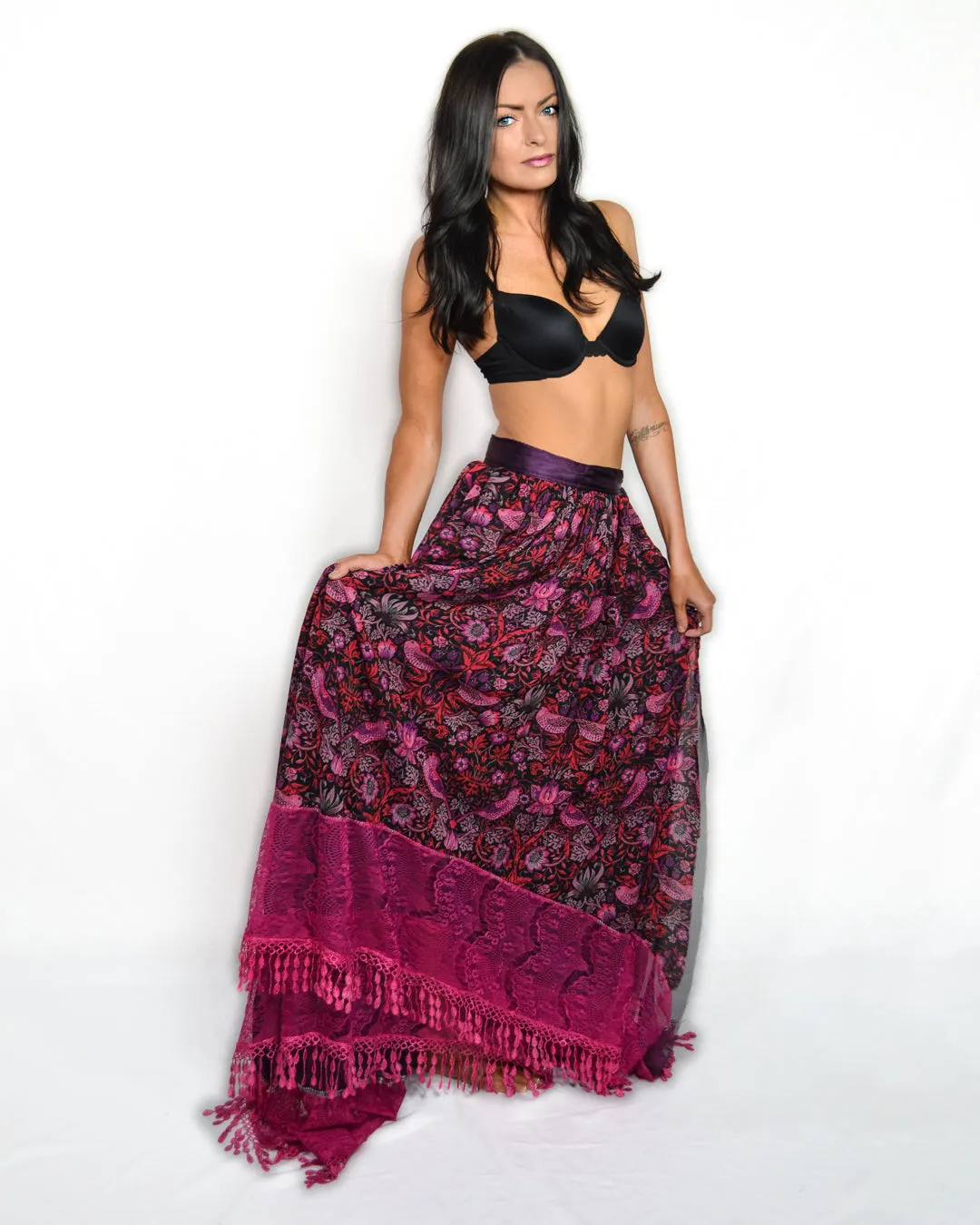 The 'Strawberry Fields' Wrap Skirt