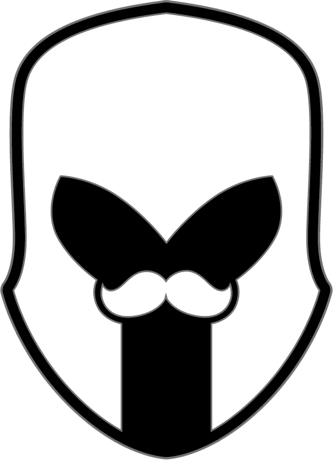 YIPES - 'Curleh Mustache' Enamel Pin Badge